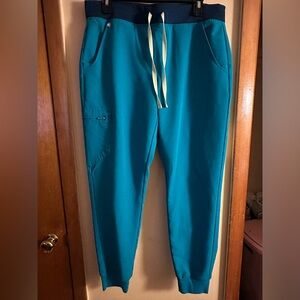 Figs teal scrub bottoms